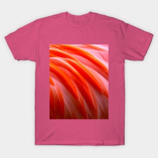 Vibrant flamingo feathers T-Shirt